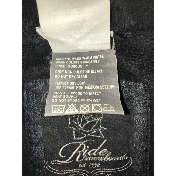 Ride Snowboards Women's Hooded Aqua Plaid Ski Jacket Multicolor - Picture 10 of 10